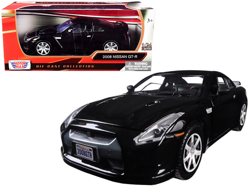 2008 Nissan GT-R R35 Gloss Black 1/24 Diecast Model Car by Motormax <h2>2008 Motormax</h2> <p>High-quality perfect for collectors and enthusiasts. Features detailed interior exterior craftsmanship, re