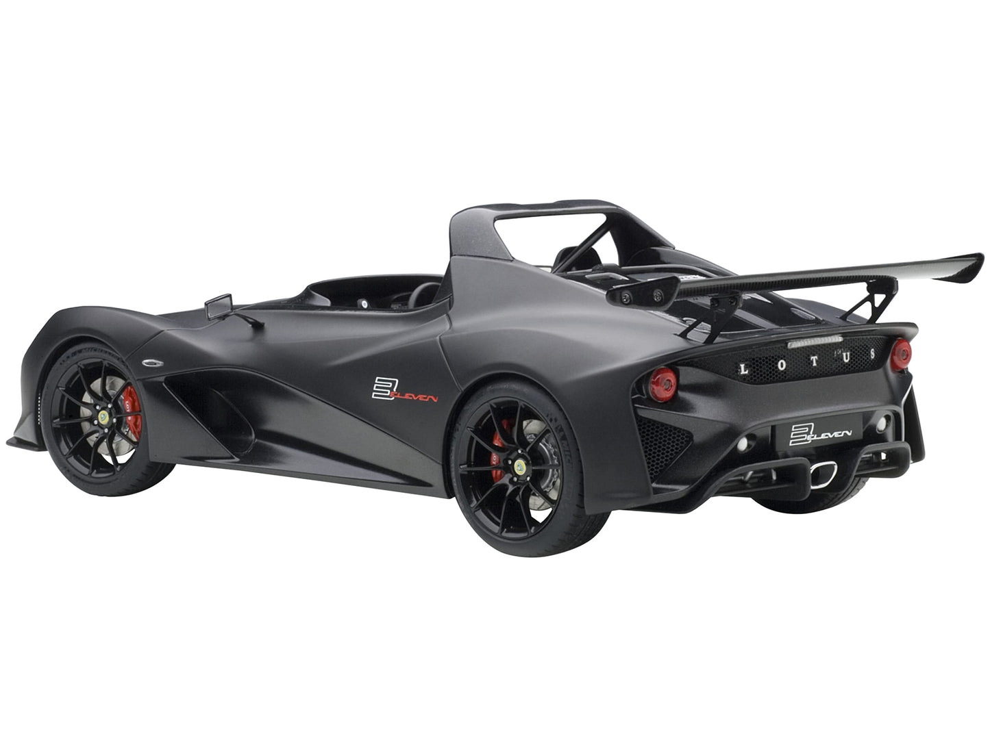 Lotus 3-Eleven Matt Black with Gloss Accents 1/18 Model Car by Autoart <h2>Lotus Autoart</h2> <p>High-quality diecast perfect for collectors and enthusiasts. Features detailed interior exterior crafts