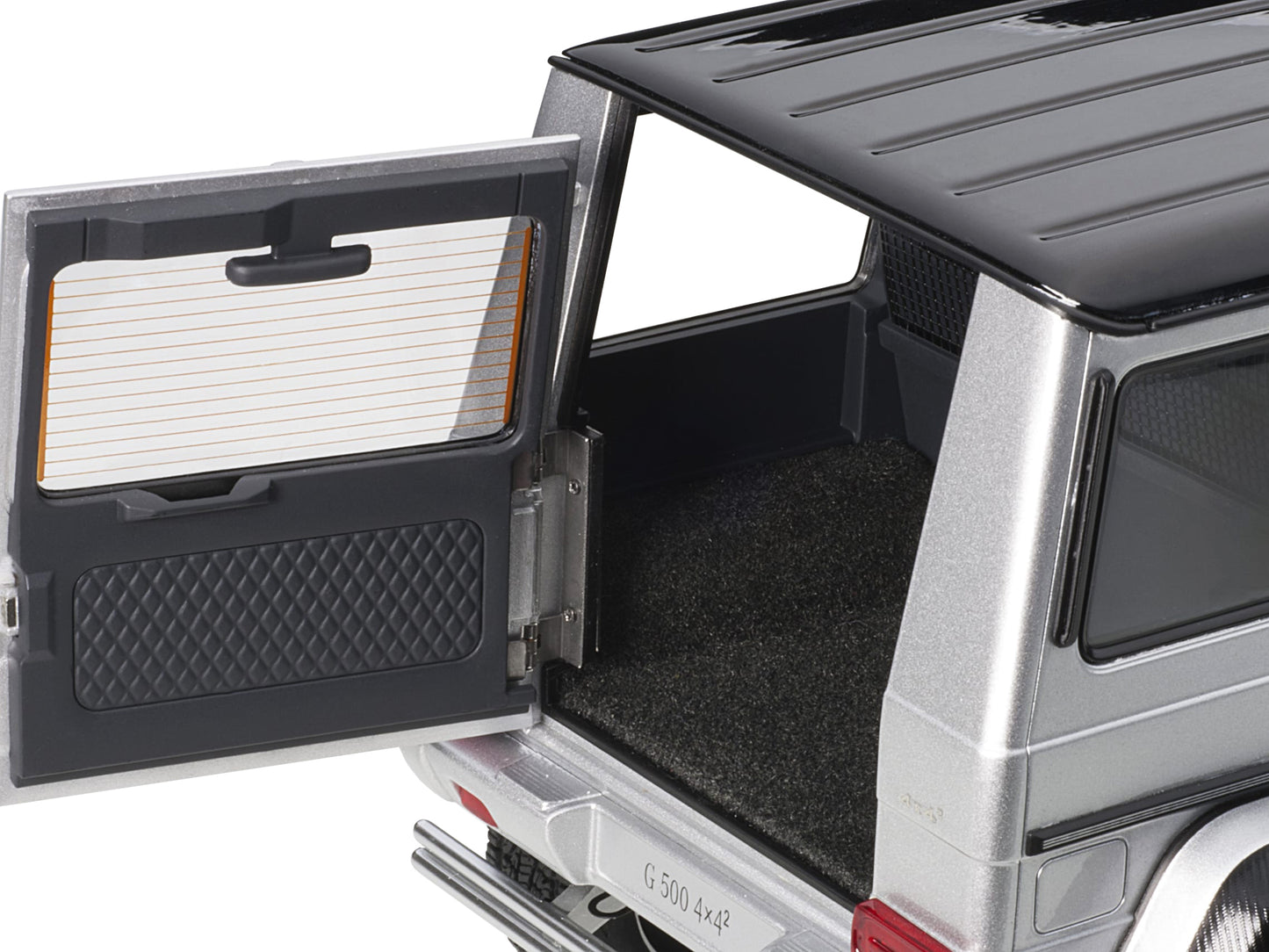 Mercedes Benz G500 4X4 2 Silver 1/18 Model Car by Autoart <h2>Mercedes Autoart</h2> <p>High-quality diecast perfect for collectors and enthusiasts. Features detailed interior exterior craftsmanship, r