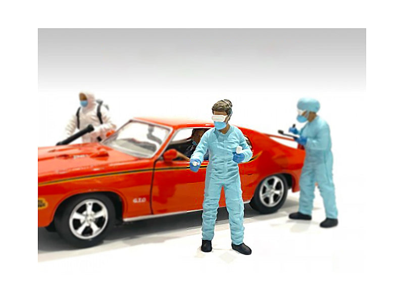 Hazmat Crew Figurine II for 1/24 Scale Models - American Diorama
