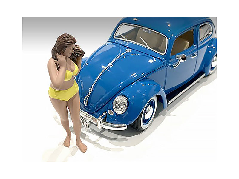 Beach Girl Amy Figurine for 1/24 Scale Models by American Diorama <h2>Beach Diorama</h2> <p>High-quality diecast model car perfect collectors and enthusiasts. Features detailed interior exterior craft