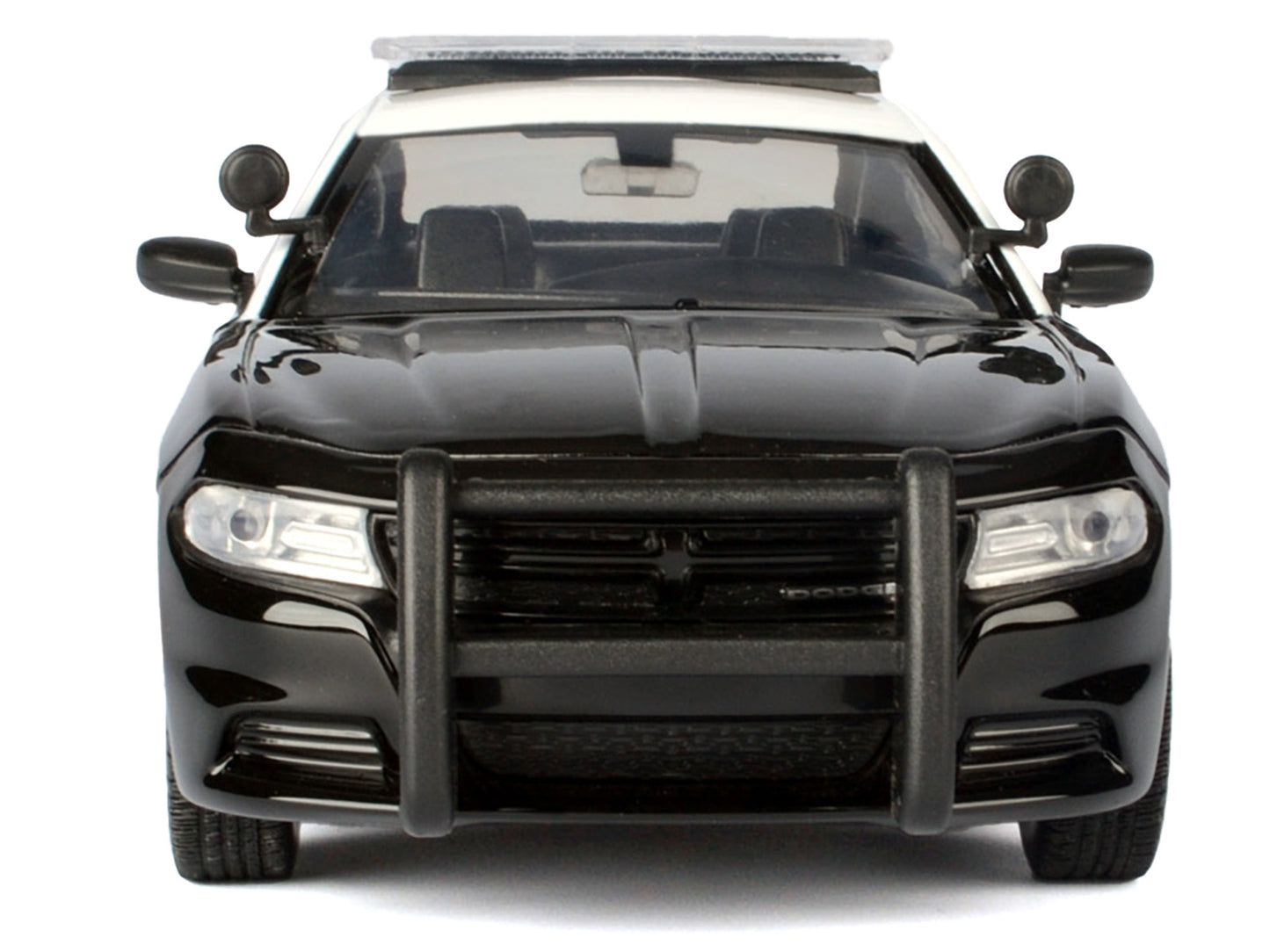 2023 Dodge Charger Pursuit Police Car "LAPD (Los Angeles Police Department)" Black and White "Law Enforcement and Public Service" Series 1/24 T&y Diecast Model Car by Motormax