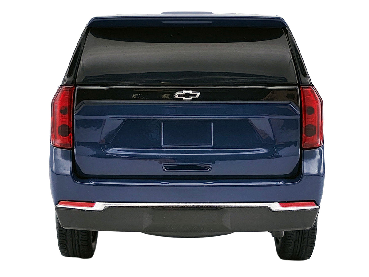 2025 Chevrolet Tahoe PPV Dark Blue 1/24 Scale Model Kit - Motormax