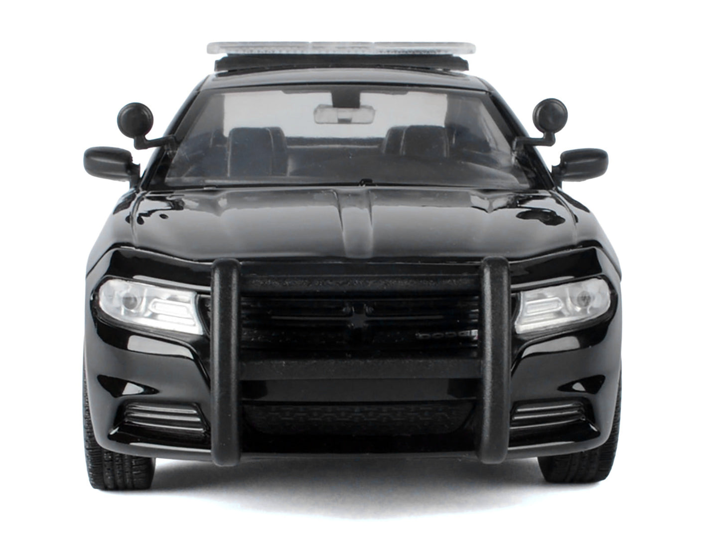 2023 Dodge Charger Pursuit Police Car Black and White "Law Enforcement and Public Service" Series 1/24 T&y Diecast Model Car by Motormax