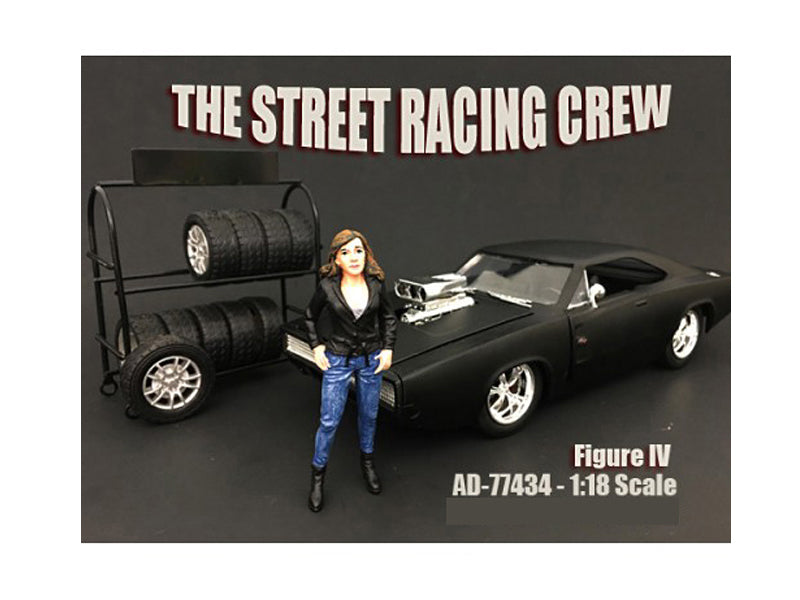 The Street Racing Crew Figure IV For 1:18 Scale Models by American Diorama <h2>The Diorama</h2> <p>High-quality diecast model car perfect collectors and enthusiasts. Features detailed interior exterio