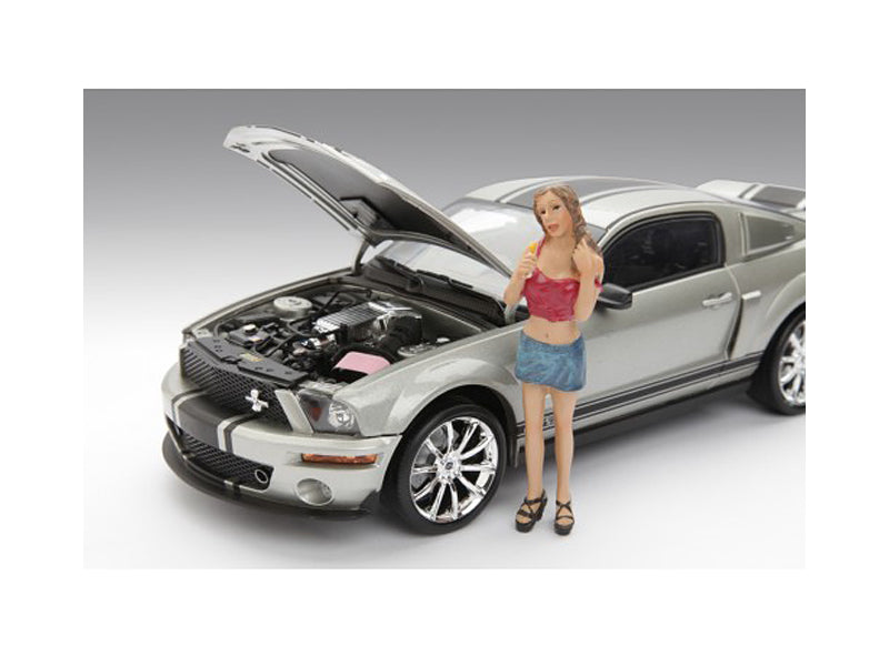 Female Monica Figure For 1:18 Diecast Model Cars - American Diorama