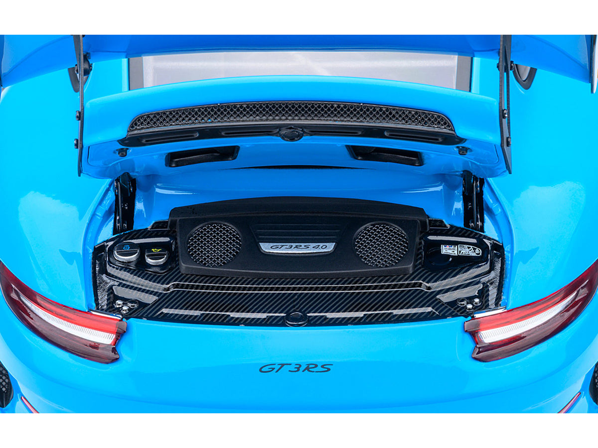 Porsche 911 (991.2) GT3 RS Riviera Blue 1/18 Model Car by Autoart