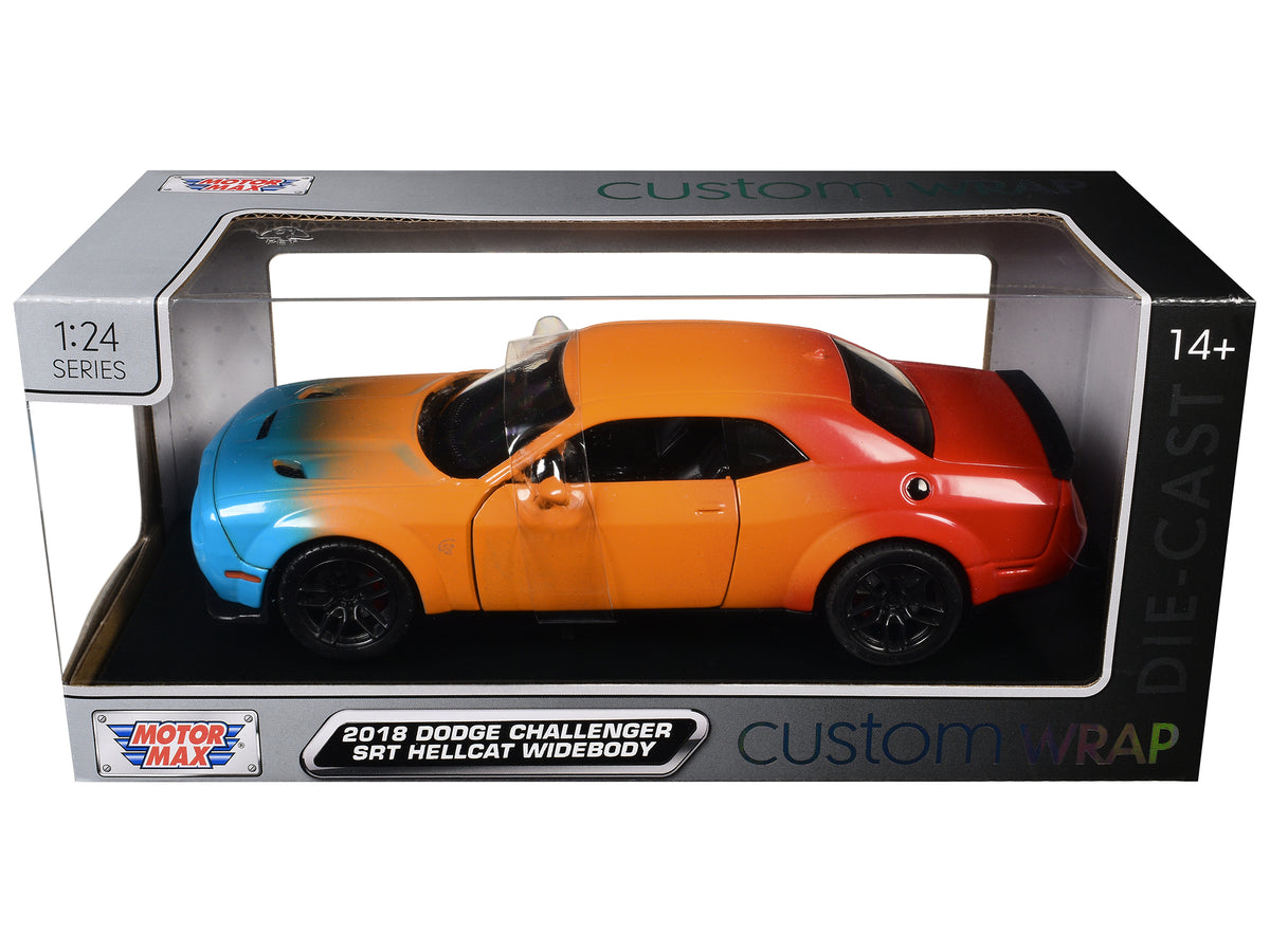 2018 Dodge Challenger SRT Hellcat Widebody 1/24 Diecast Model Car - Motormax