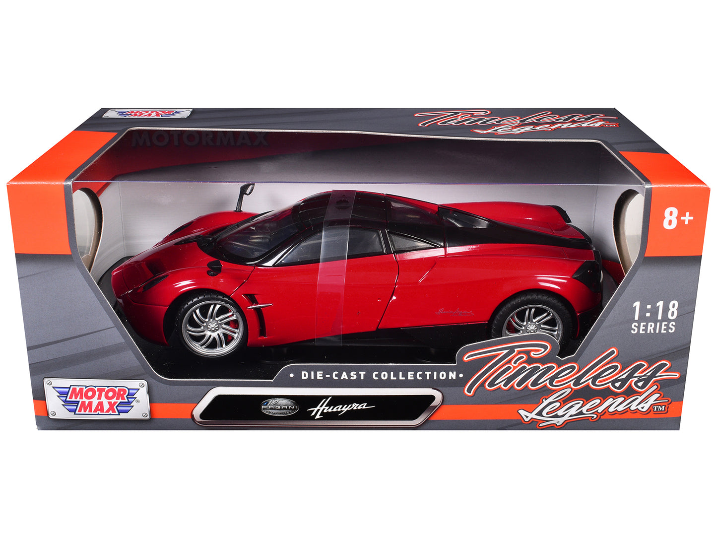 Pagani Huayra Red 1/18 Diecast Car Model by Motormax