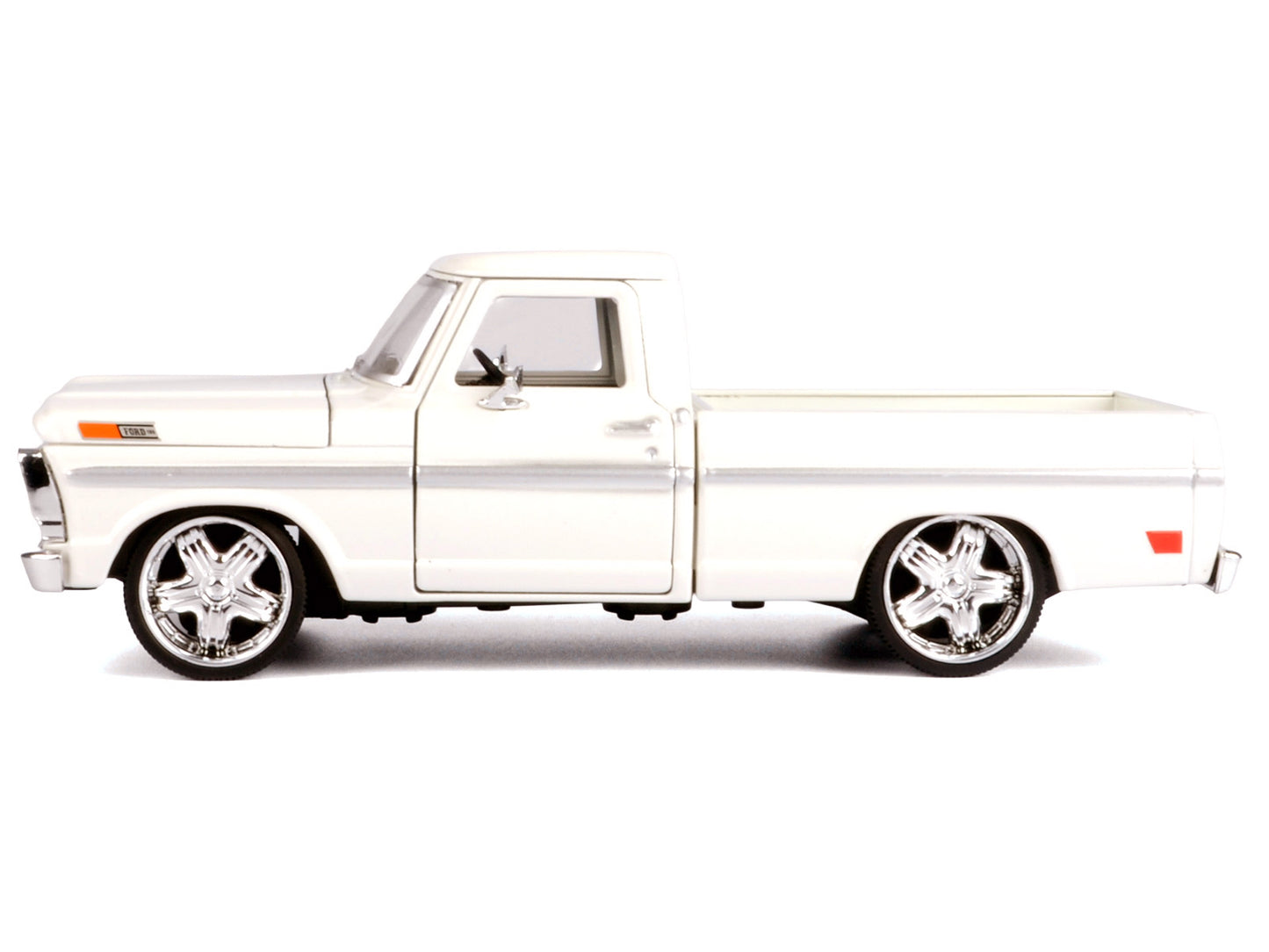1969 Ford F-100 Pickup Truck Cream "Maxx Design" Series 1/24 Diecast Model Car by Motormax <h2>1969 Motormax</h2> <p>High-quality perfect for collectors and enthusiasts. Features detailed interior ext