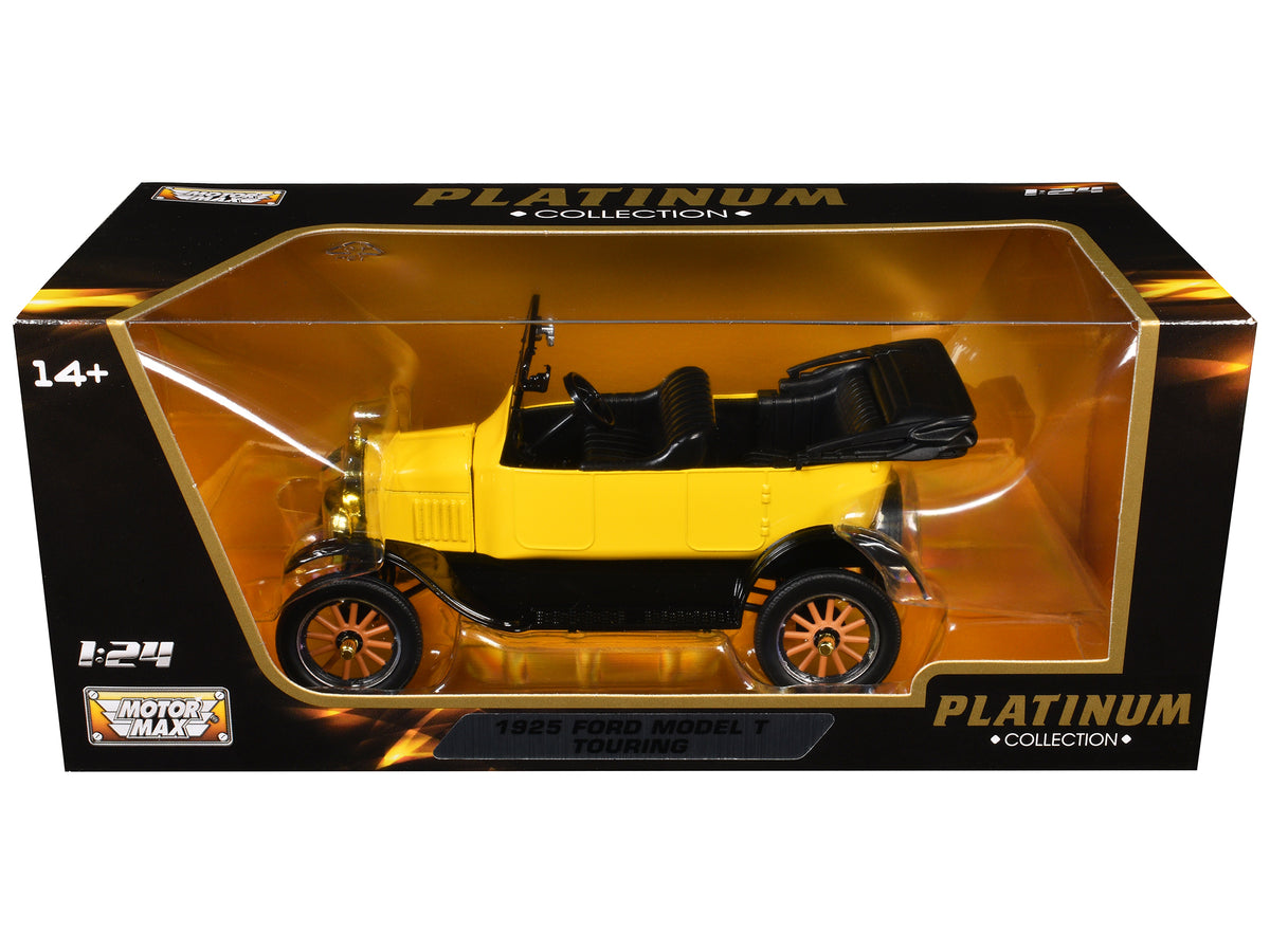1925 Ford Model T Touring Yellow "Platinum Collection" 1/24 Diecast Model Car