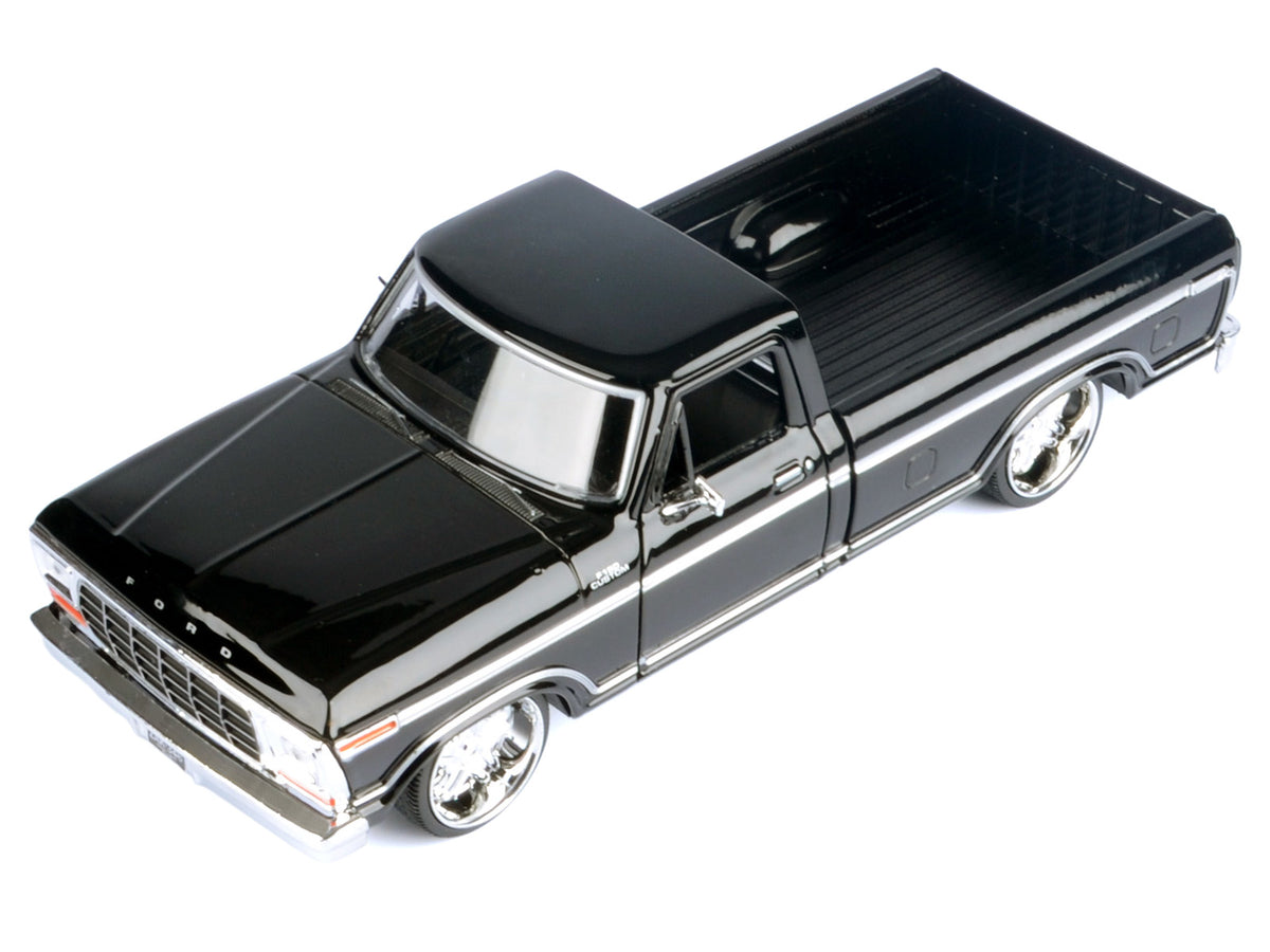 1979 Ford F-150 Custom Pickup Truck Black "Maxx Design" 1/24 Diecast Model Car