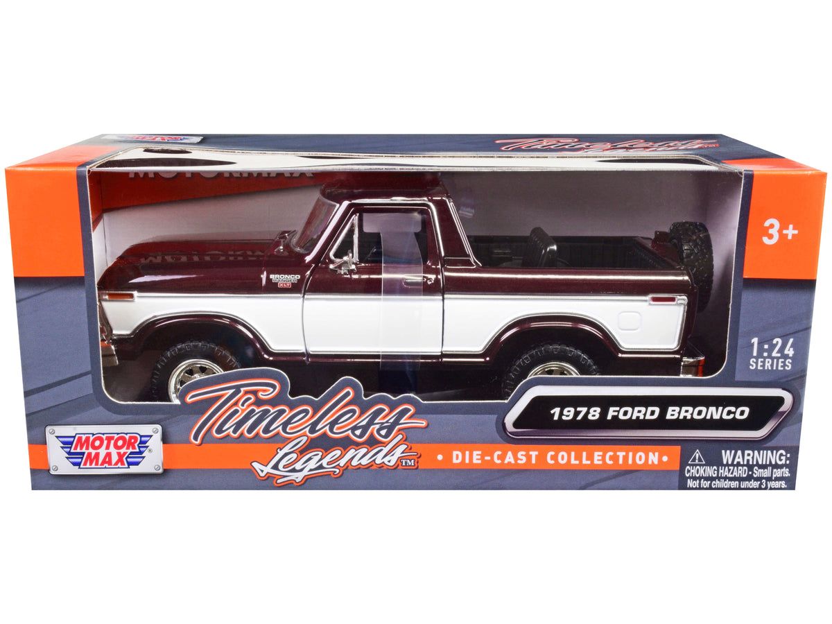 1978 Ford Bronco Ranger XLT (Open Top) Spare 1/24 Diecast Model Car - Motormax