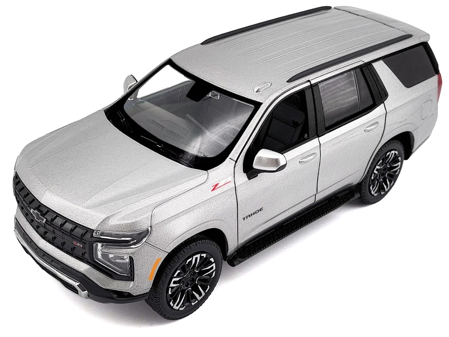 2025 Chevrolet Tahoe Z71 Gray Metallic "Timeless Legends" Series 1/24 T&y Diecast Model Car by Motormax