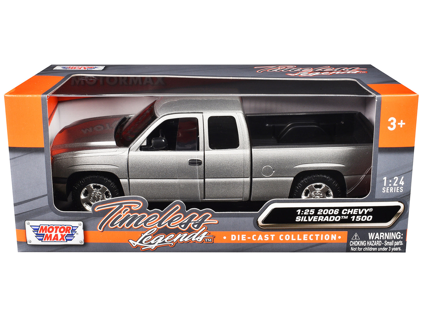 2006 Chevrolet Silverado 1500 Pickup Truck Gray Metallic "Timeless Legends" Series 1/25 Diecast Model Car by Motormax <h2>2006 Motormax</h2> <p>High-quality perfect for collectors and enthusiasts. Fea