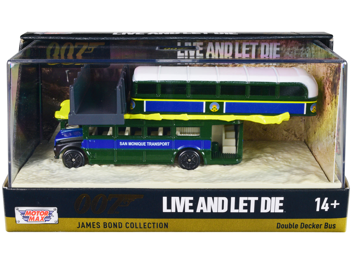 Double Decker Bus James Bond 007 (1973) Movie Diecast Model - Motormax