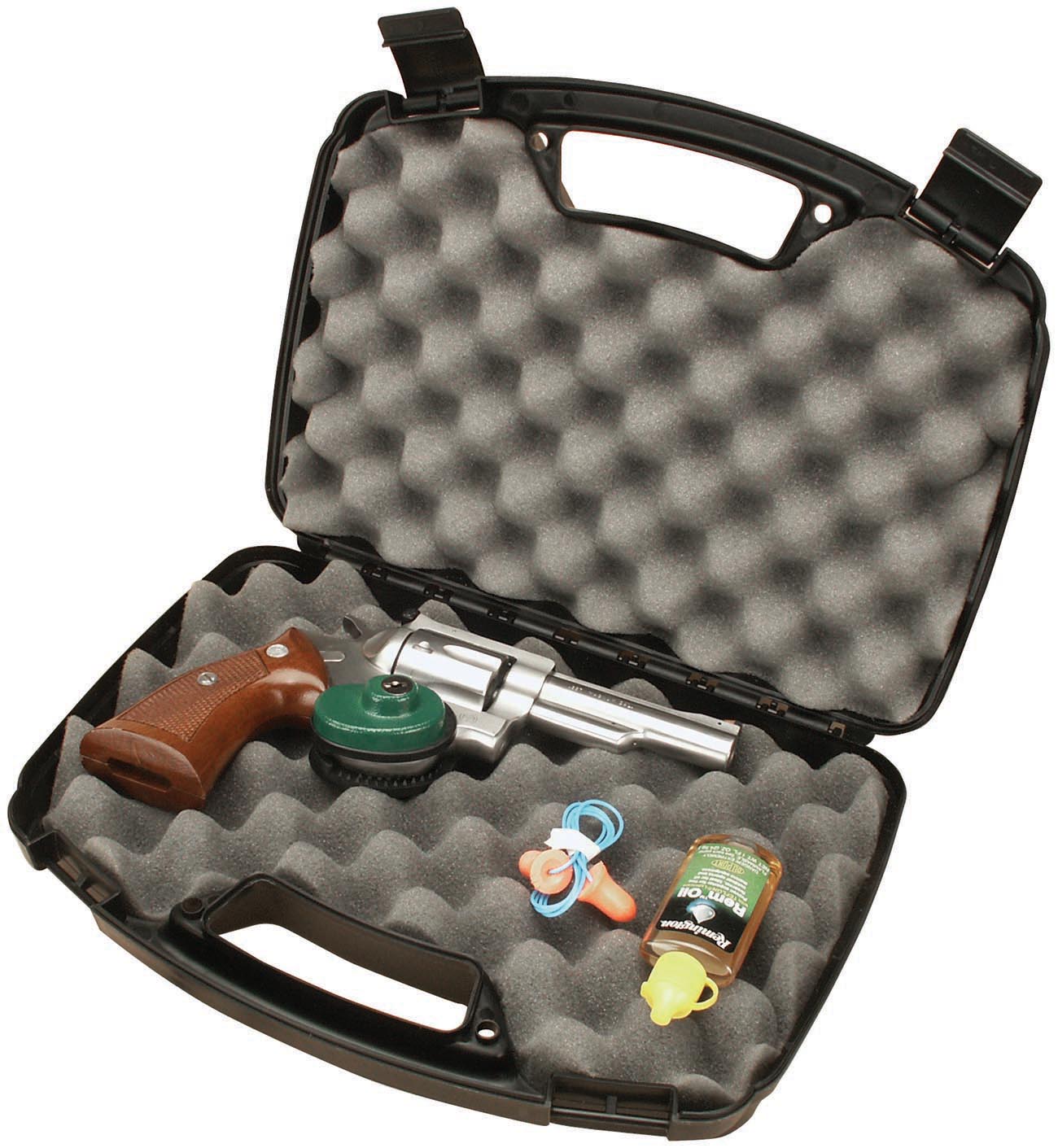 MTM Pistol/Revolver Case - Single up to 6" Barrel (Black)