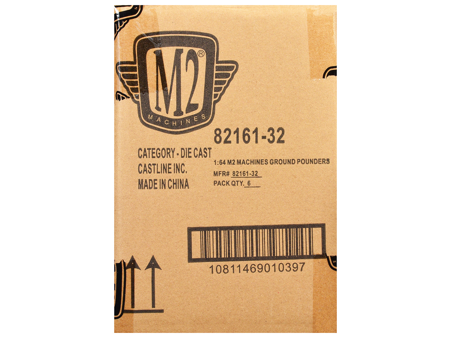 "Ground Pounders" 6 Cars Set Release 32 IN DISPLAY CASES Limited Edition 1/64 Diecast Model Cars by M2 Machines