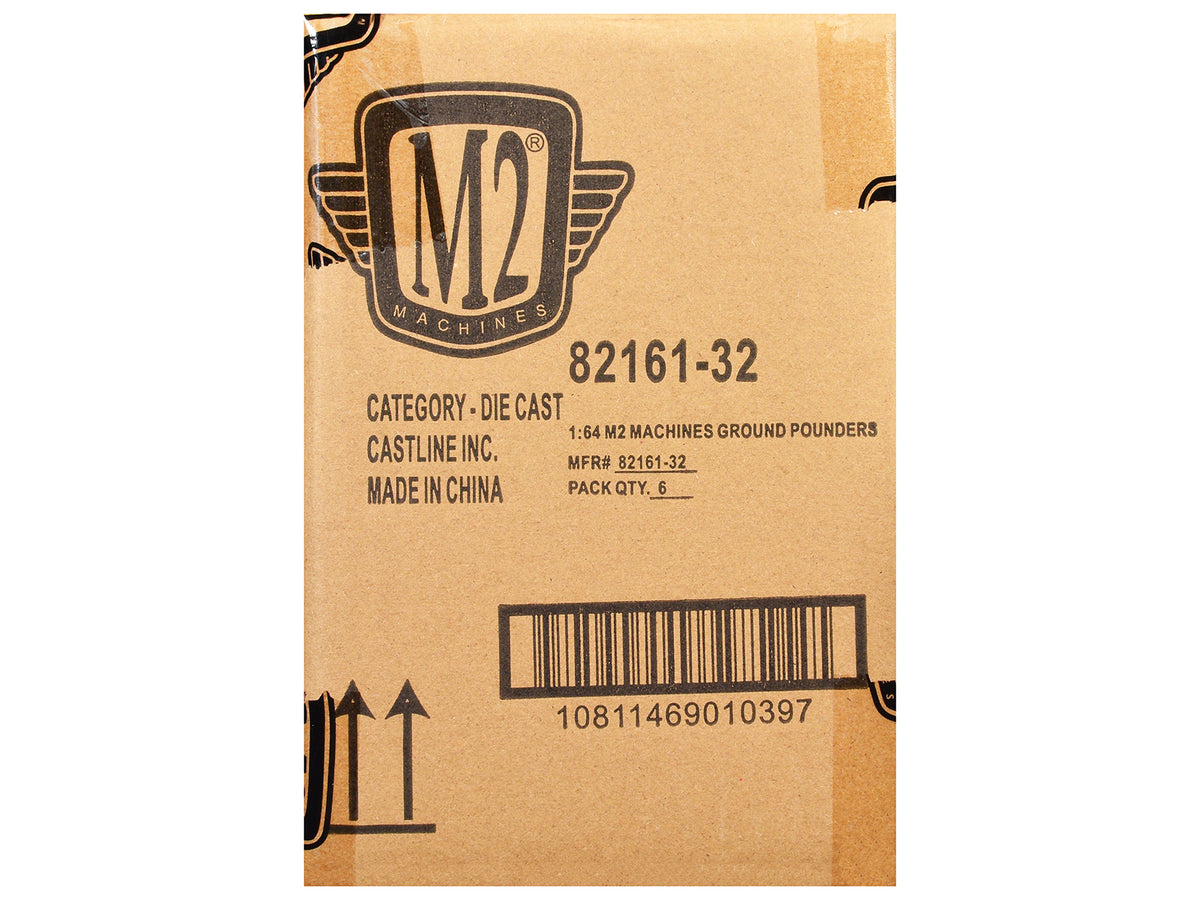 6 Cars Release 32 IN CASES 1/64 Diecast Model Car - M2