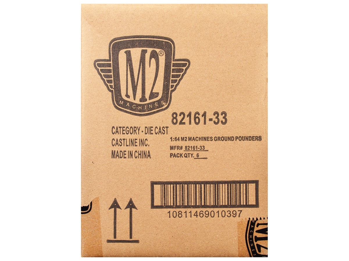 6 Cars Release 33 IN CASES 1/64 Diecast Model Car - M2