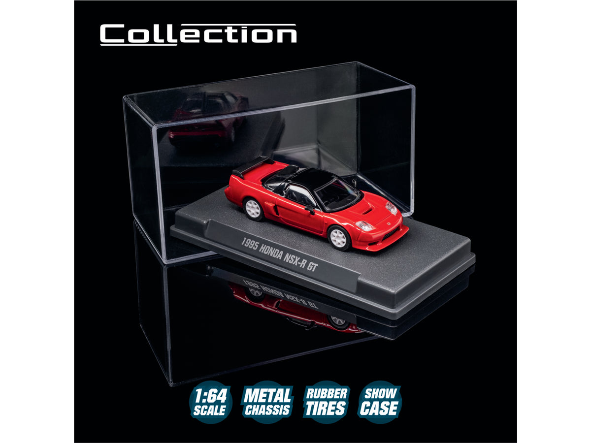 1995 Honda NSX-R GT RHD Red with Black Top "Collection" Series 1/64 Diecast