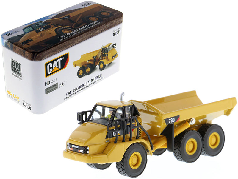 CAT Caterpillar 730 Articulated Dump Truck with Operator "High Line" Series 1/87 (HO) Scale Diecast Model by Masters <h2>CAT Masters</h2> <p>High-quality car perfect for collectors and enthusiasts. Fe