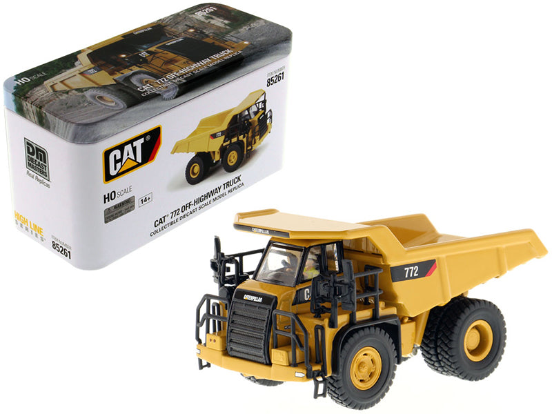CAT Caterpillar 772 Off-Highway Dump Truck with Operator "High Line" Series 1/87 (HO) Scale Diecast Model by Masters <h2>CAT Masters</h2> <p>High-quality car perfect for collectors and enthusiasts. Fe