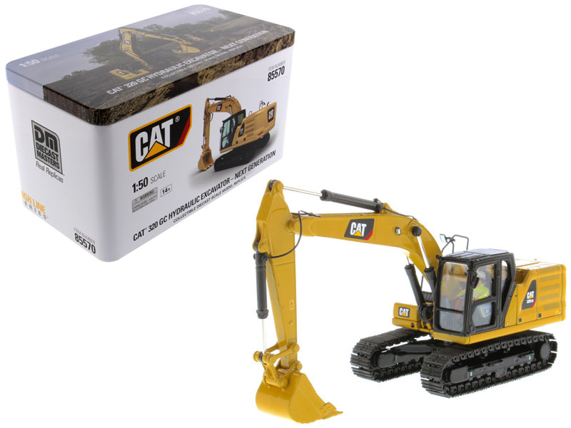 CAT Caterpillar 320 GC Hydraulic Excavator with Operator Next Generation Design "High Line Series" 1/50 Diecast Model by Masters <h2>CAT Masters</h2> <p>High-quality car perfect for collectors and ent