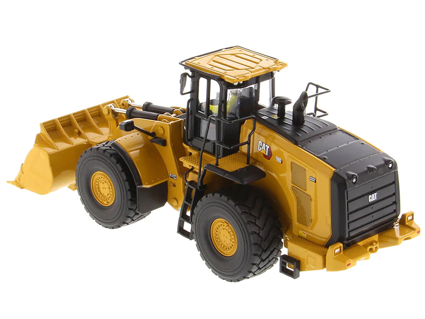 CAT Caterpillar 980 Wheel Loader Yellow with Operator "High Line Series" 1/50 Diecast Model by Masters <h2>CAT Masters</h2> <p>High-quality car perfect for collectors and enthusiasts. Features detaile