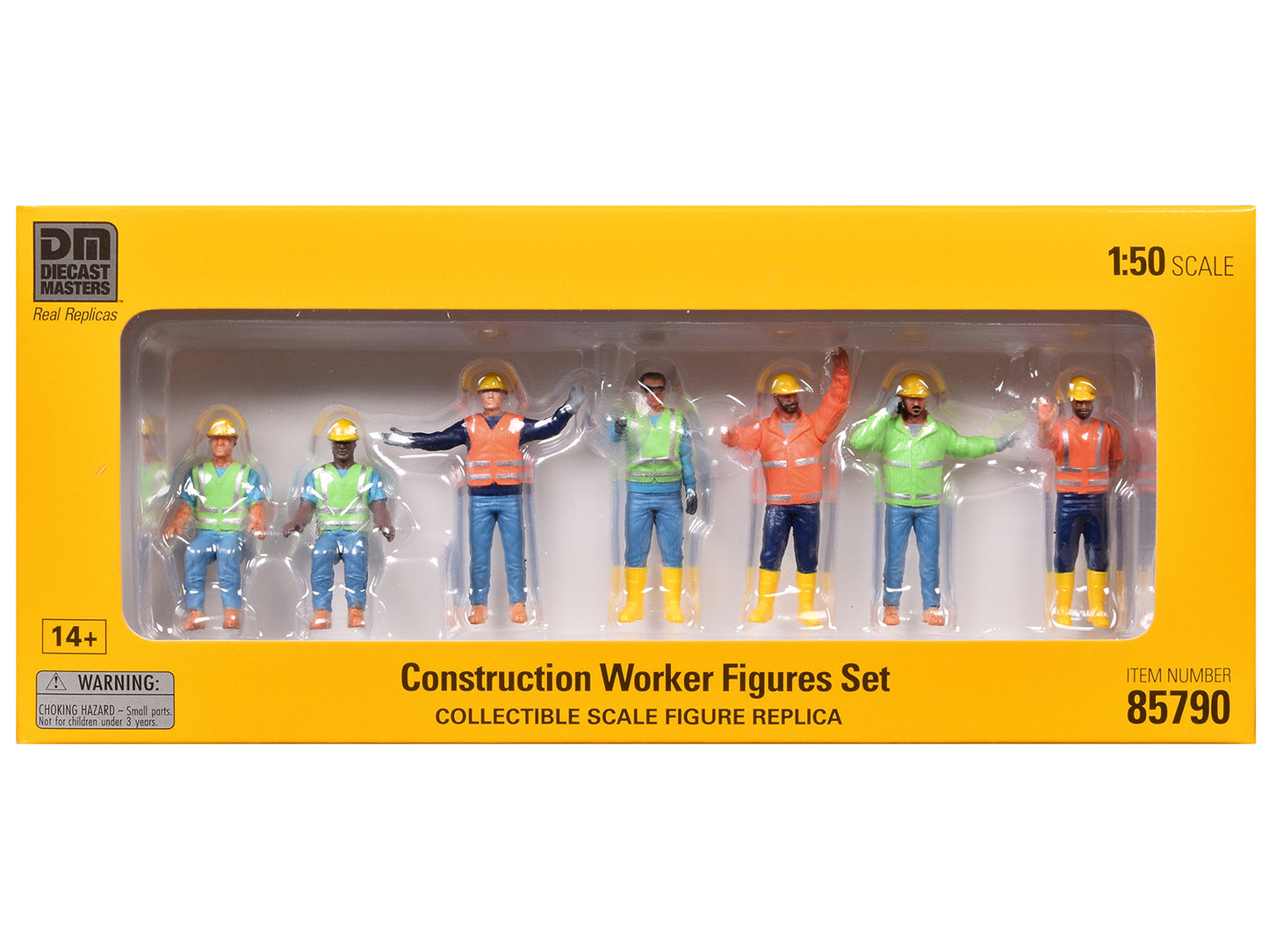 "Construction Workers" 7 Piece Figure Set for 1/50 Scale Models by Diecast Masters <h2>"Construction Masters</h2> <p>High-quality model car perfect collectors and enthusiasts. Features detailed interi