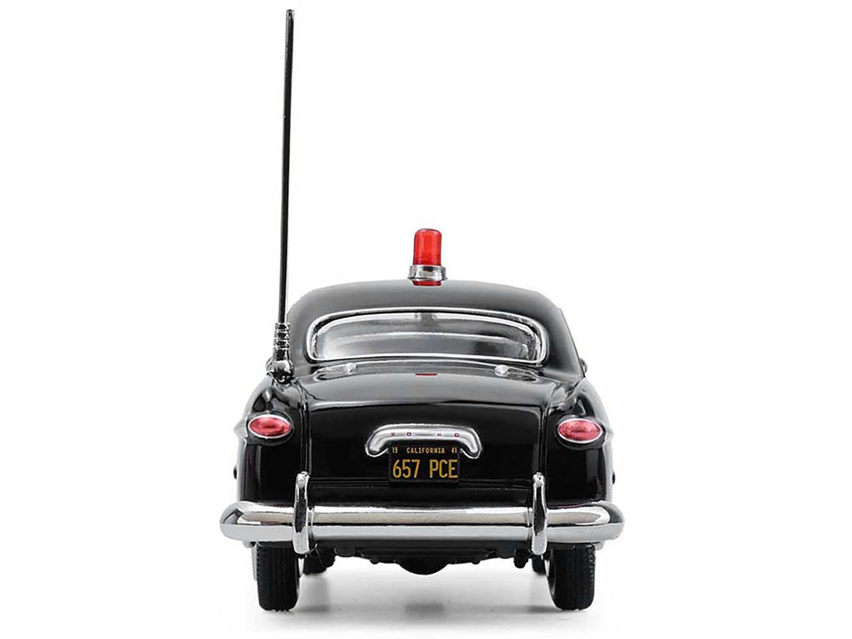 1949 Ford Custom Police Car "LAPD (Los Angeles Police Department)" Black and White 1/43 Diecast Model Car by Greenlight