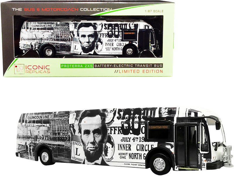 Proterra ZX5 Battery-Electric Transit Bus #9 Downtown Reno Lincoln Line 1/87