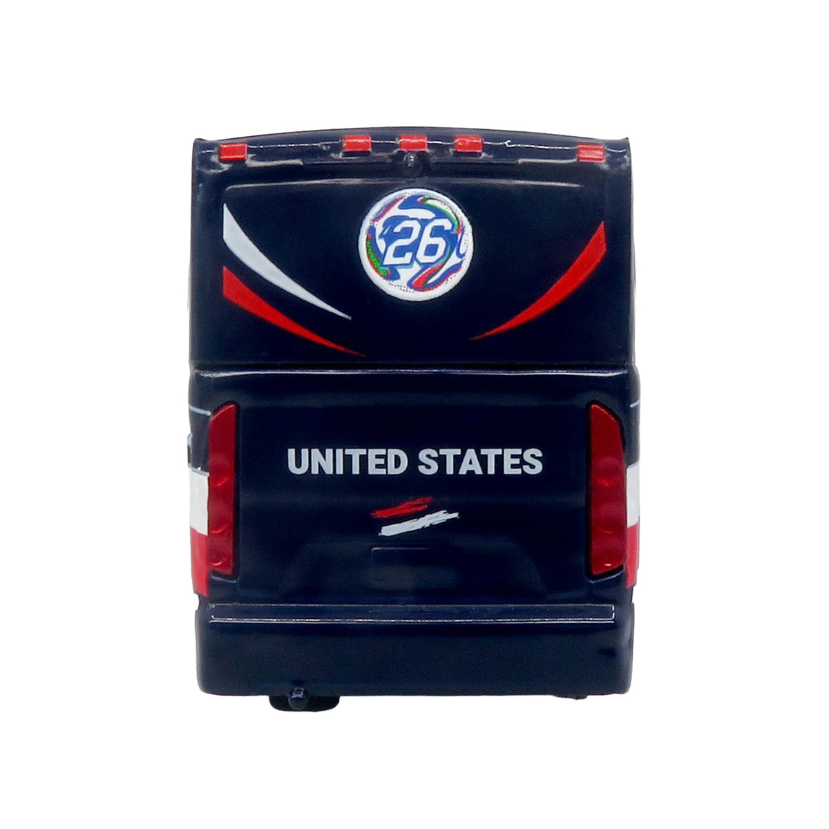 MCI J4500 Coach Bus Dark Blue with Graphics Series 1/87 Diecast