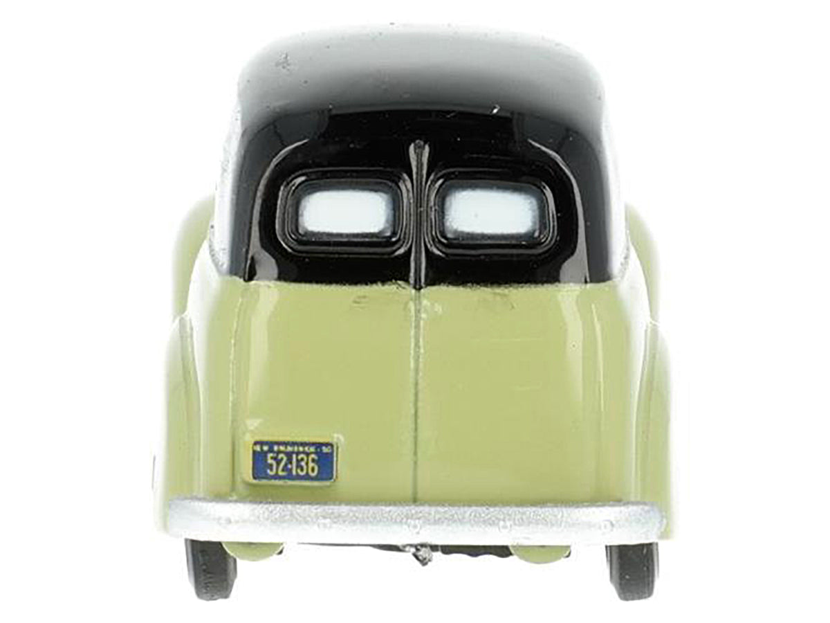 1950 Chevrolet Panel Van Light Green Black 1/87 Diecast Model - Oxford Diecast