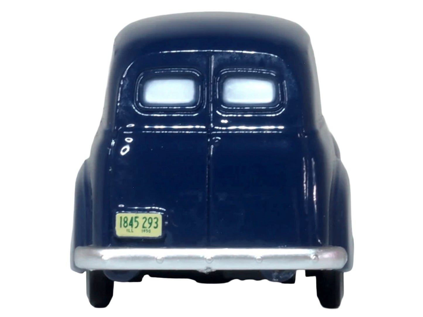 1950 Chevrolet Panel Van Mariner Blue 1/87 (HO) Scale Diecast Model Car by Oxford Diecast