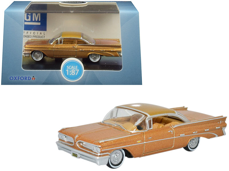 1959 Pontiac Bonneville Coupe Canyon 1/87 Diecast Model Car - Oxford Diecast