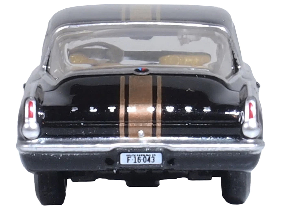 1965 Plymouth Barracuda Black Gold 1/87 Diecast Model Car - Oxford Diecast