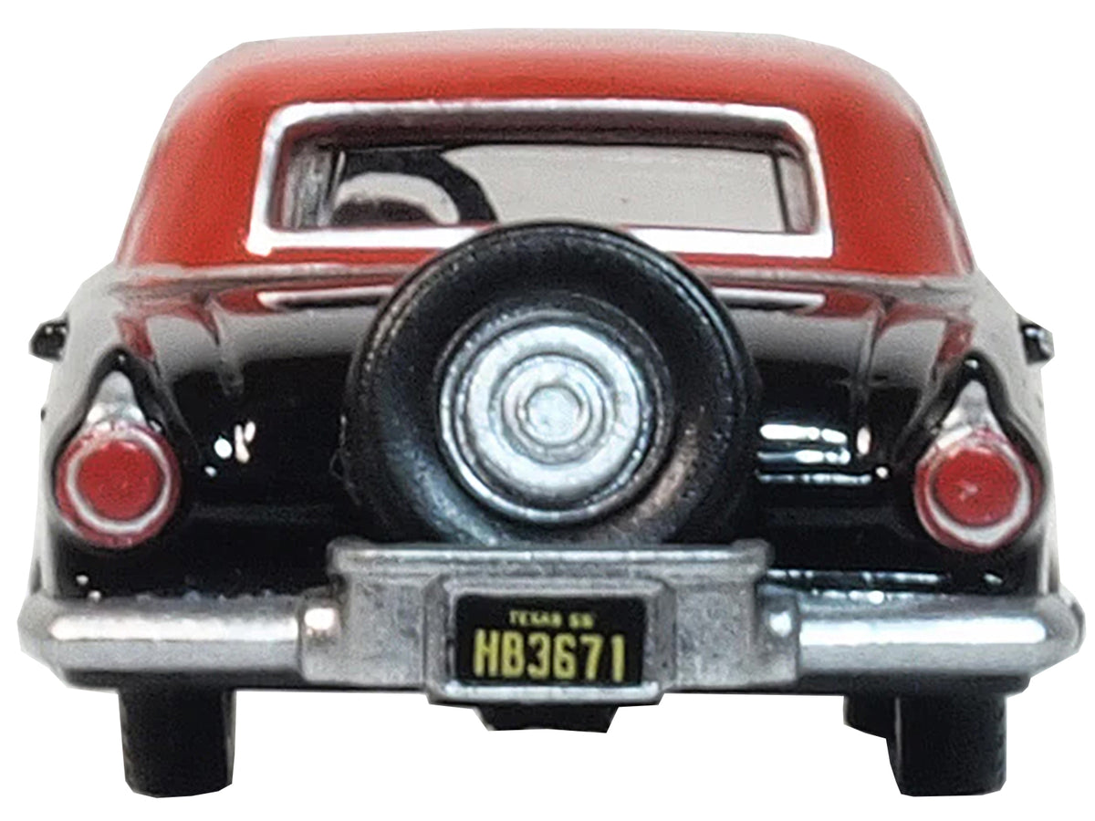 1956 Ford Thunderbird Raven Black Fiesta 1/87 Diecast Model Car - Oxford Diecast