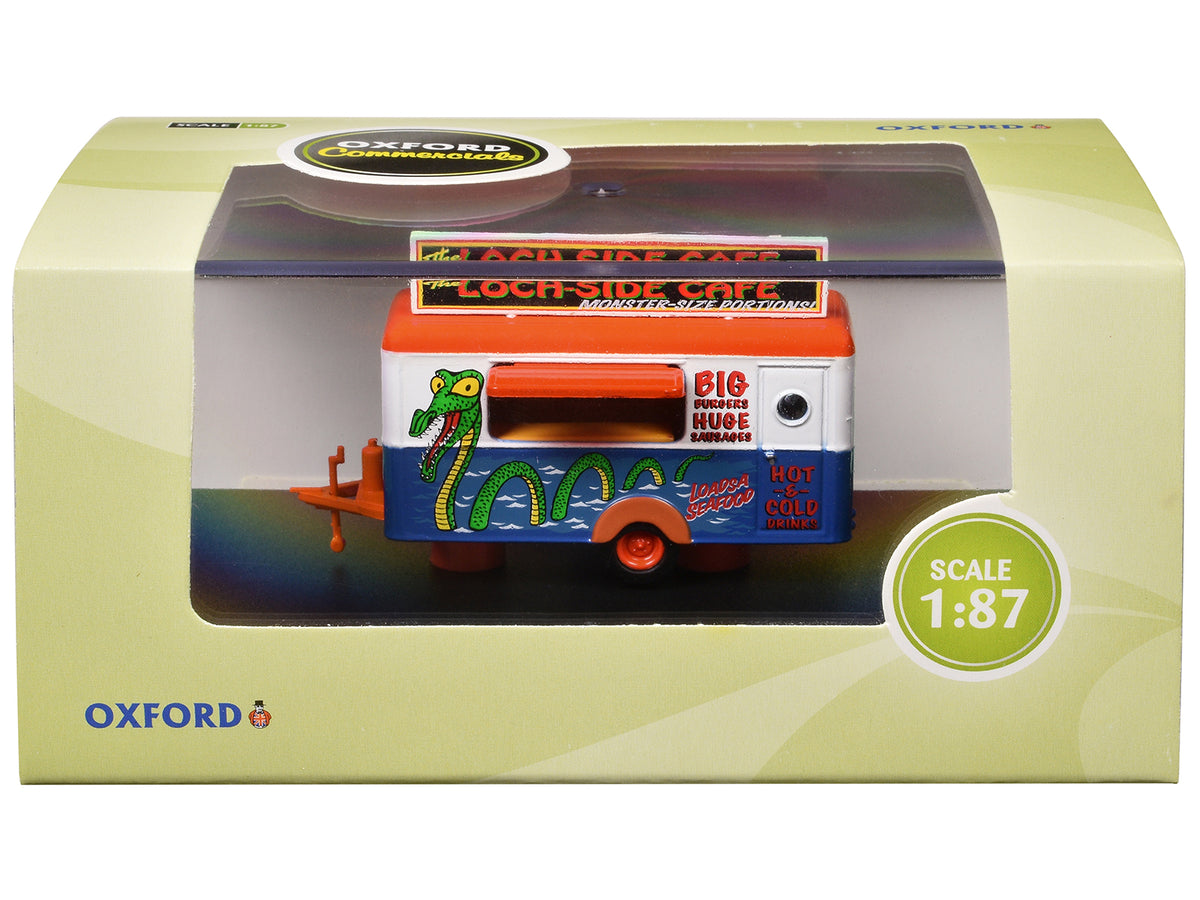 Mobile Food Trailer "Loch-Side Cafe" 1/87 (HO) Scale Diecast Model