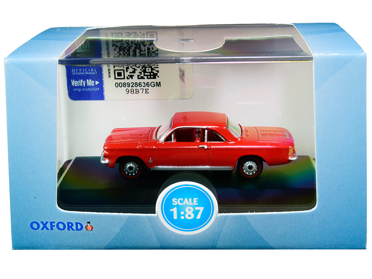 1963 Chevrolet Corvair Coupe Riverside 1/87 Diecast Model Car - Oxford Diecast