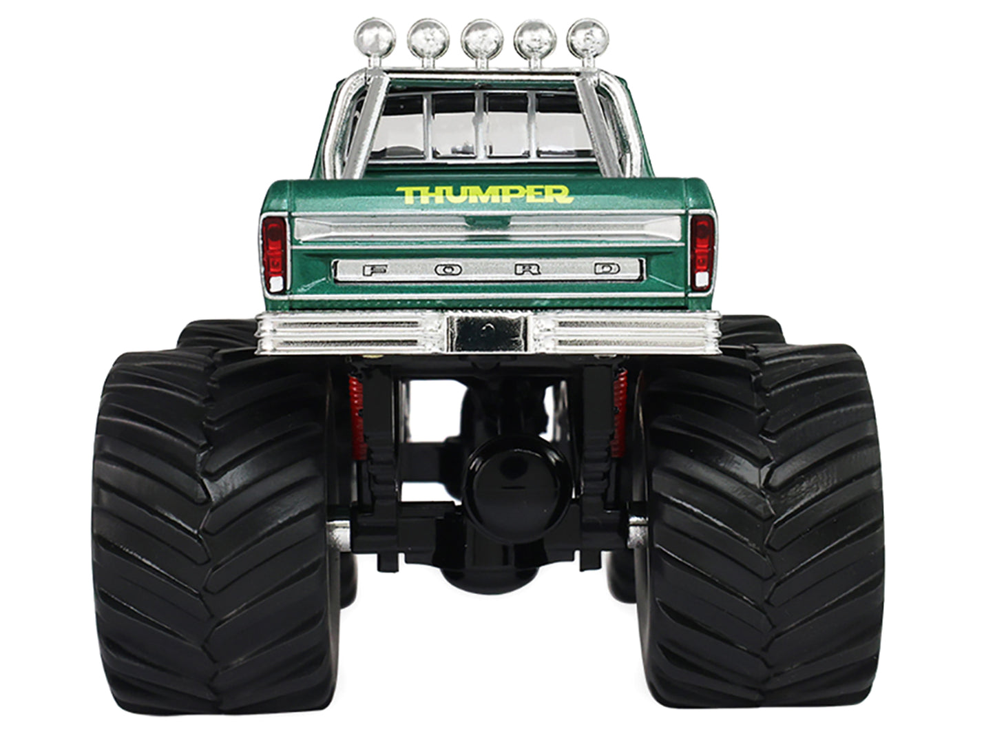 GreenLight 1975 Ford F-250 Monster Truck with 66-Inch Tires "Thumper" Green Metallic "Kings of Crunch" Series 1/43 Diecast Model Car by <h2>1975 Greenlight</h2> <p>High-quality perfect for collectors