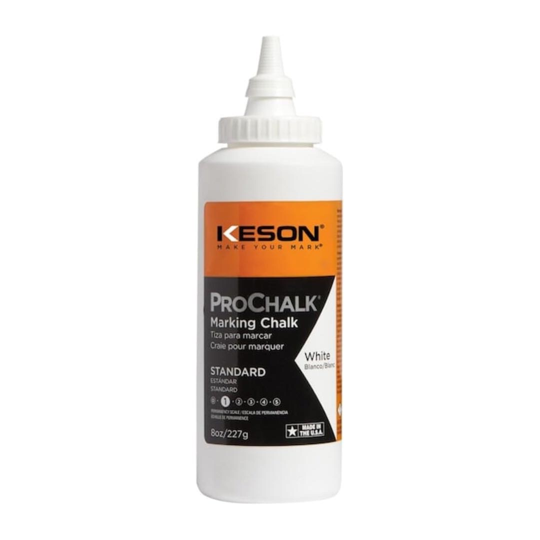 Keson ProChalk Level 1 White (8 oz. Bottle)