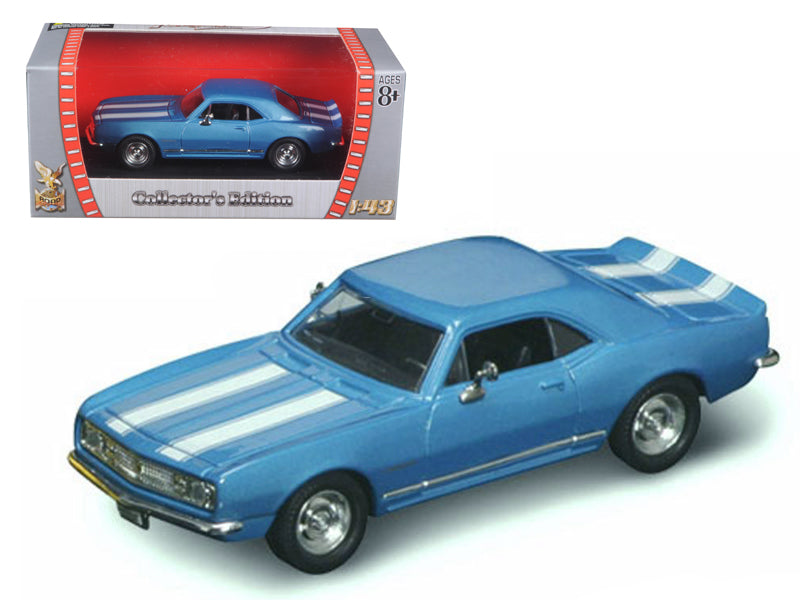 1967 Chevrolet Camaro Z-28 Blue 1/43 Diecast by Road Signature
