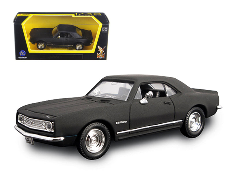 1967 Chevrolet Camaro Z28 Matt Black 1/43 Diecast by Road Signature