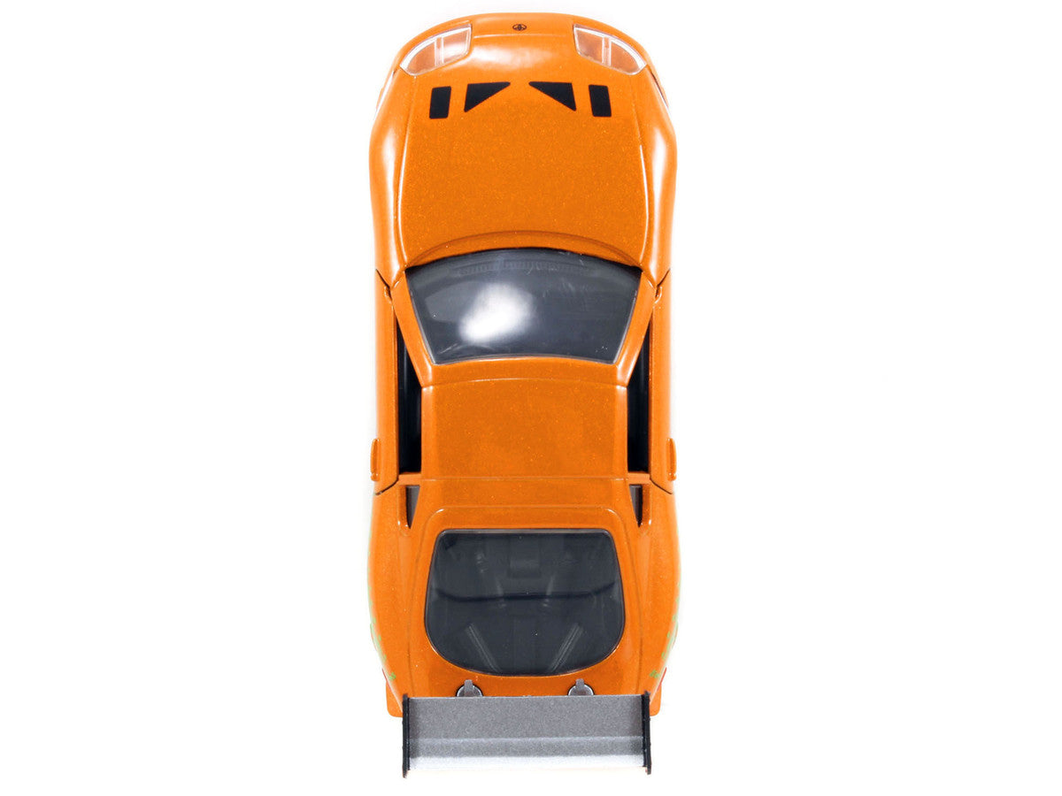 Brian's Toyota Supra Orange Graphics (2001) Movie 1/32 Diecast Model Car - Jada