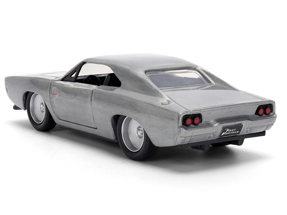 Dom's Dodge Charger R/T Raw Metal "Fast & Furious 7" (2015) Movie 1/32 Diecast Model Car by Jada
