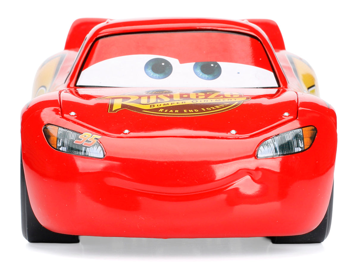 Lightning McQueen #95 Red Disney & Pixar "Cars" Movie "Hollywood Rides" Series Diecast Model Car by Jada
