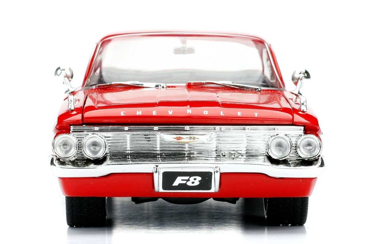 Dom's Chevrolet Impala Red (2017) Movie 1/24 Diecast Model Car - Jada