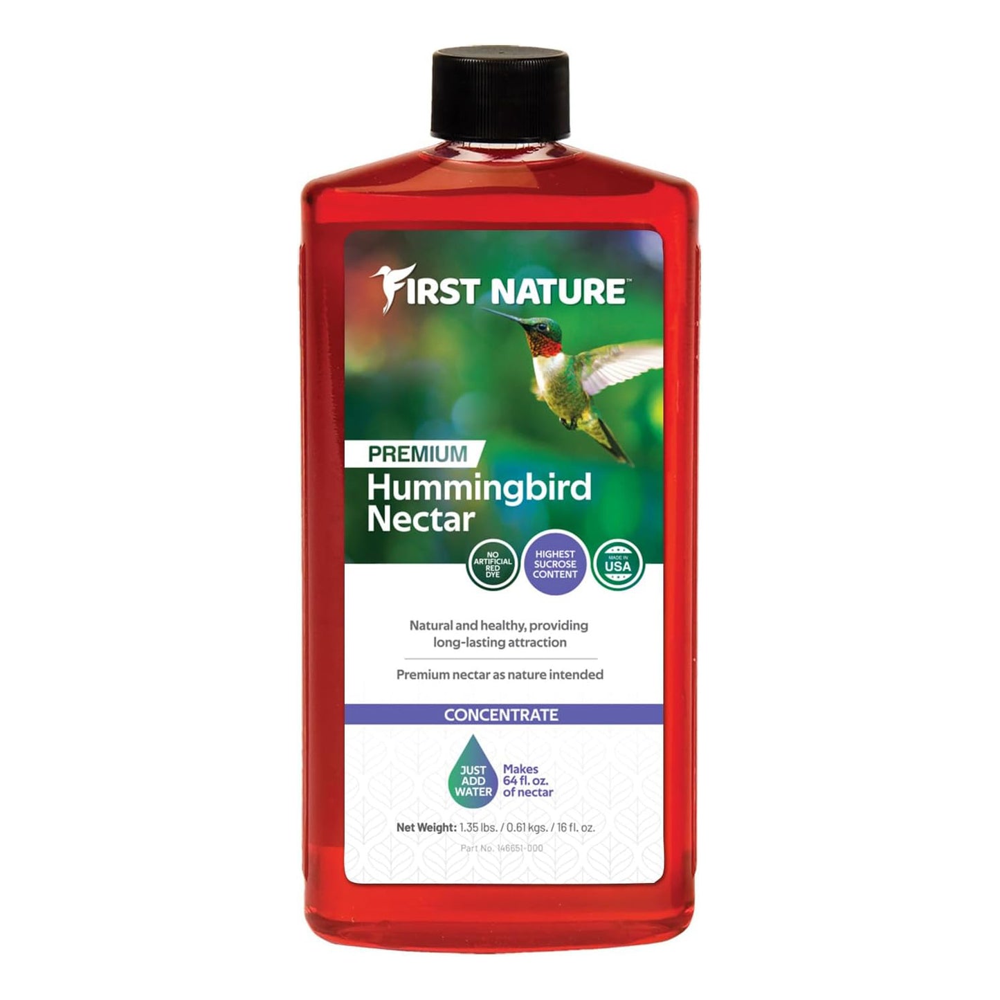 First Nature 16 oz. Red Hummingbird Nectar Concentrate - Bulk Lot of 25 | Reseller Pack | Fast Shipping Bulk Lot 25x | Fast Shipping | Wholesale Car Audio Install Parts