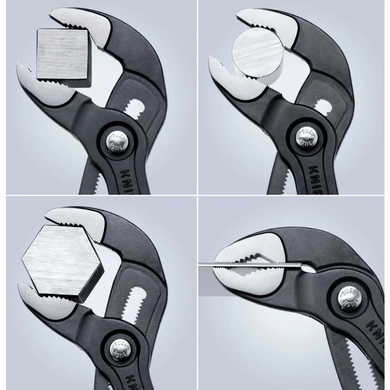 Knipex Cobra Water Pump Plier Set: 7-1/4" 10" & 12" (3 Piece Set)